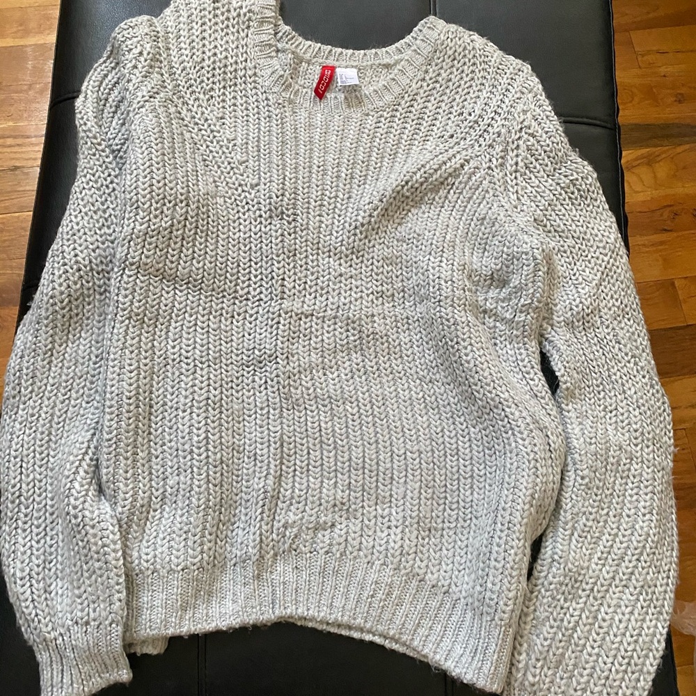Grey Knitted Sweater